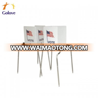 Foldable metal election booth for cameroon voting