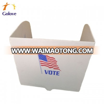 Cardboard table top election booth for Malaysia 2017 election